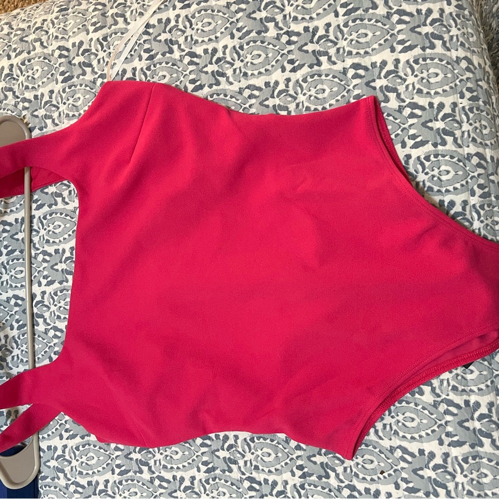 Lulu's Red Bodysuit